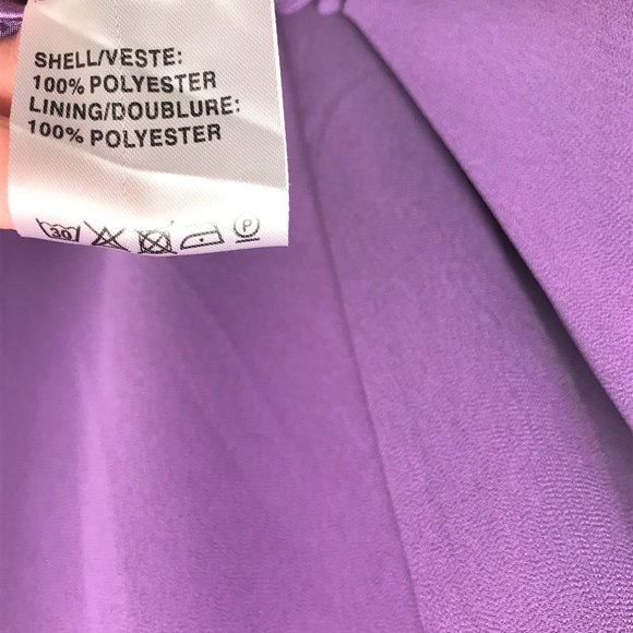 Jacques Vert Purple Dress Size 16 Machine Washable - Picture 7 of 8